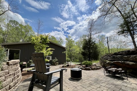 Fire pit view