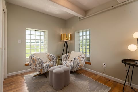 Living room with natural light