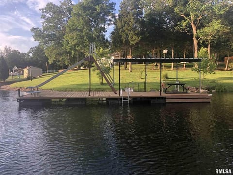 Slide on the dock