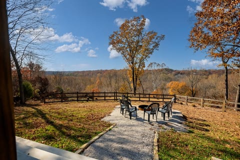 Seating around the fire pit