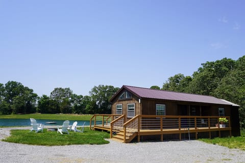 Outdoor cabin view