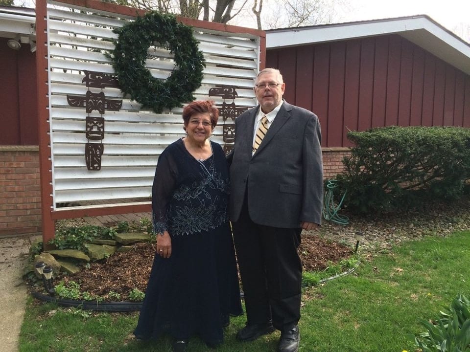 My husband Jeff and I
