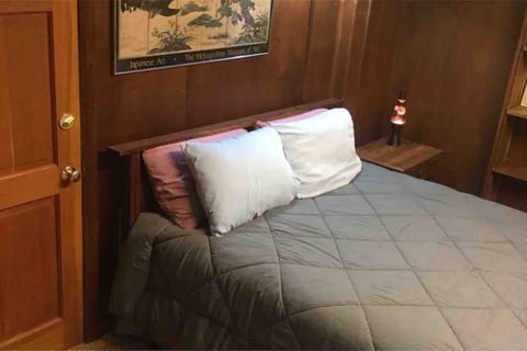 Queen Bed in Private Bedroom with Attached Private Bathroom