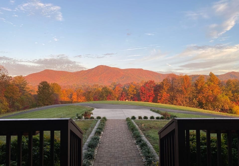 Million-dollar sunrise over Fisher Peak—viewable right from your front porch!
