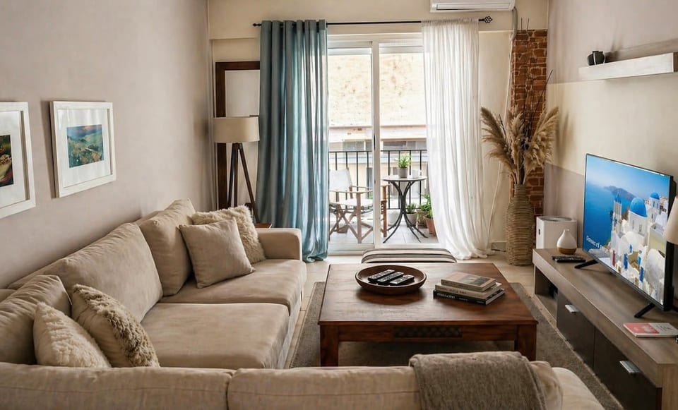 Modern & Cozy Apartment in Galatsi | Fast Wi-Fi image 1