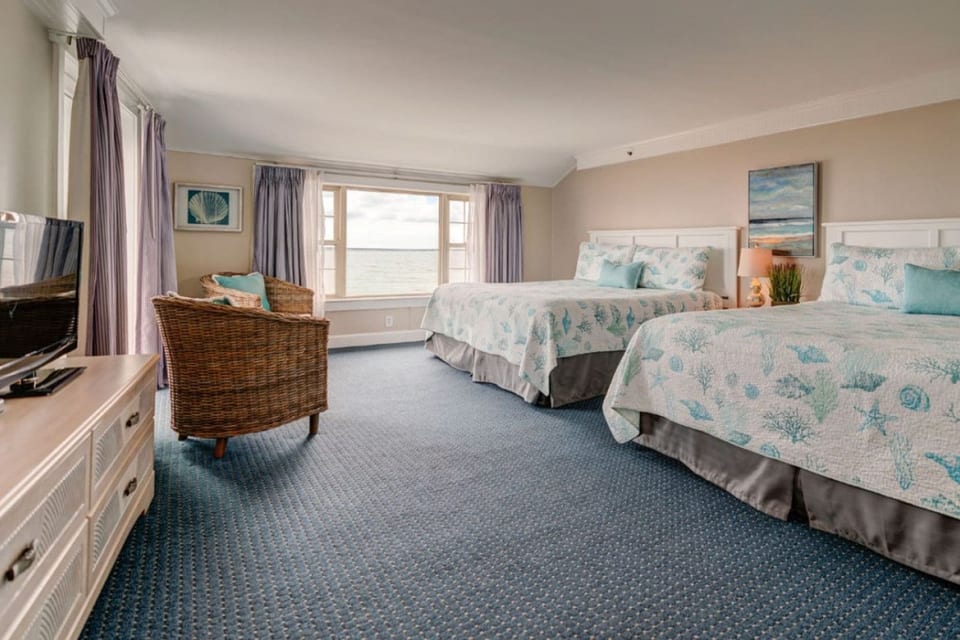 Direkter Meerblick Studio mit 2 Kingsize-Betten + Terrasse (201) - Falmouth