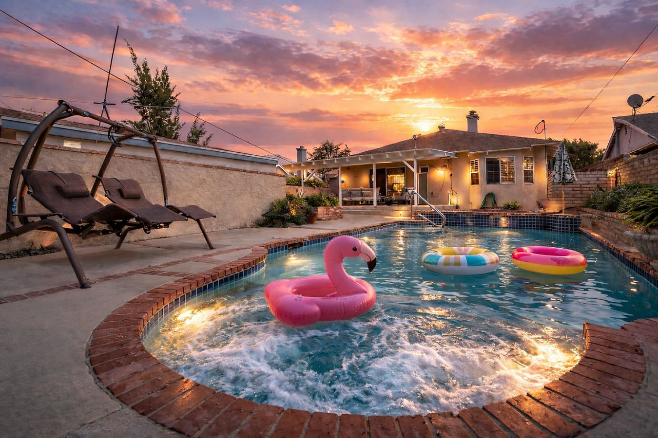A refreshing outdoor space made for relaxation and fun.
