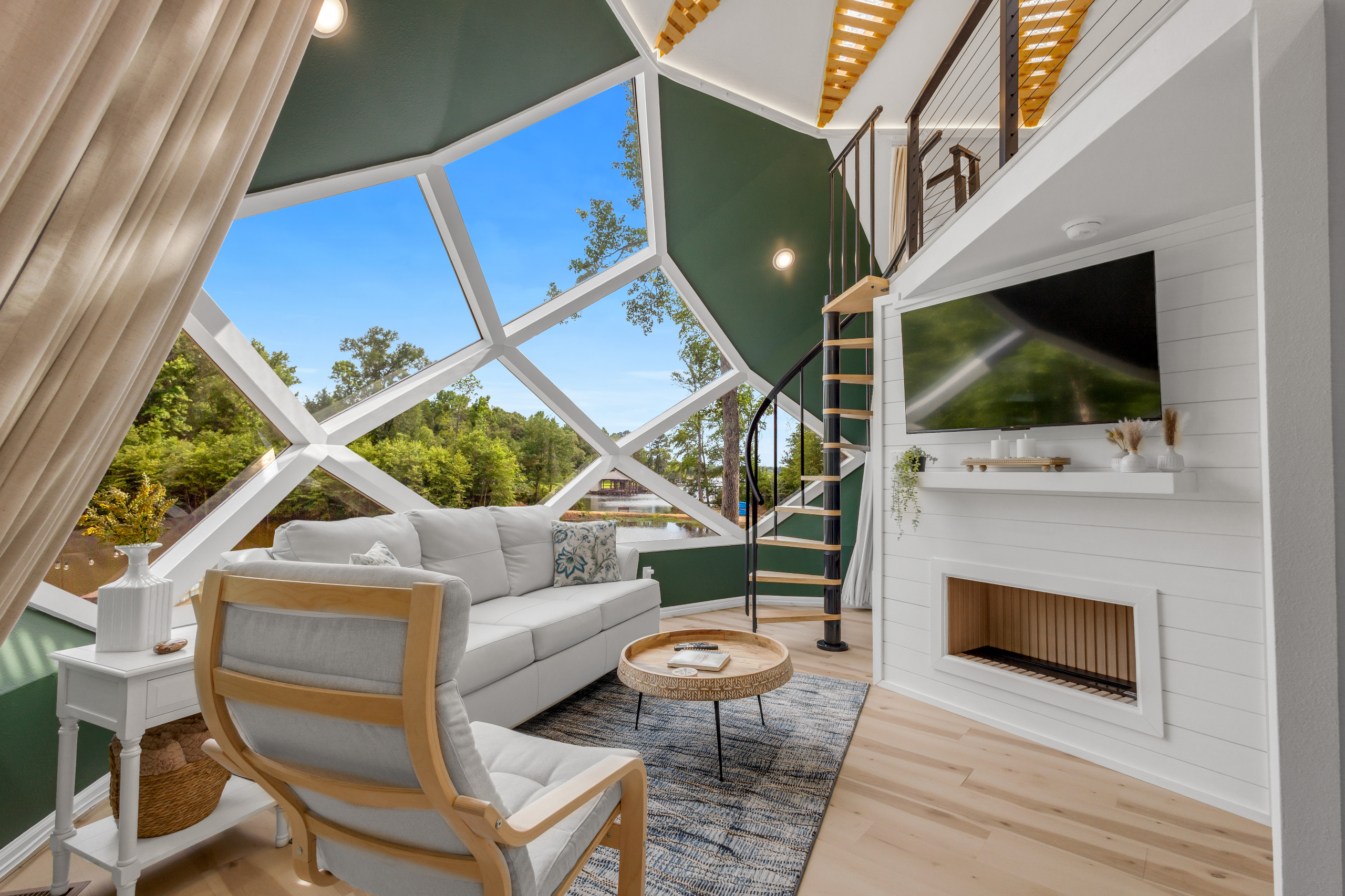 Zome of the Stars | Private Lakefront AND Pond