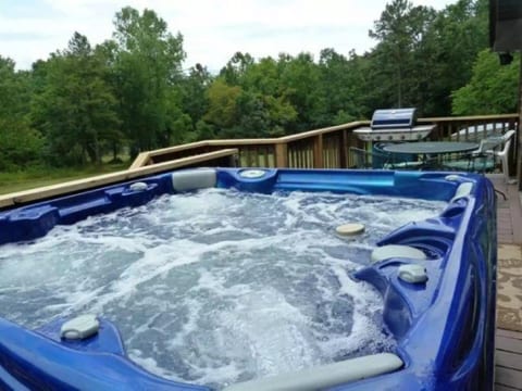 Relax in a hot tub after a long hike!