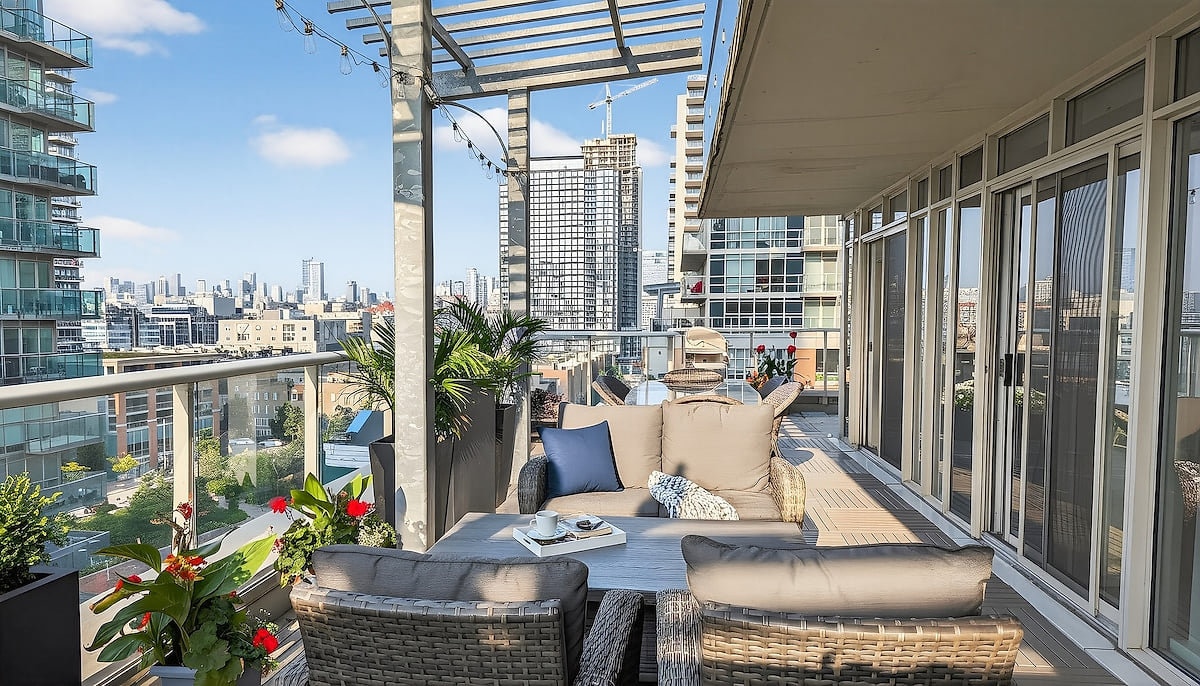 Downtown Condo with Huge Terrace + City Views image 1