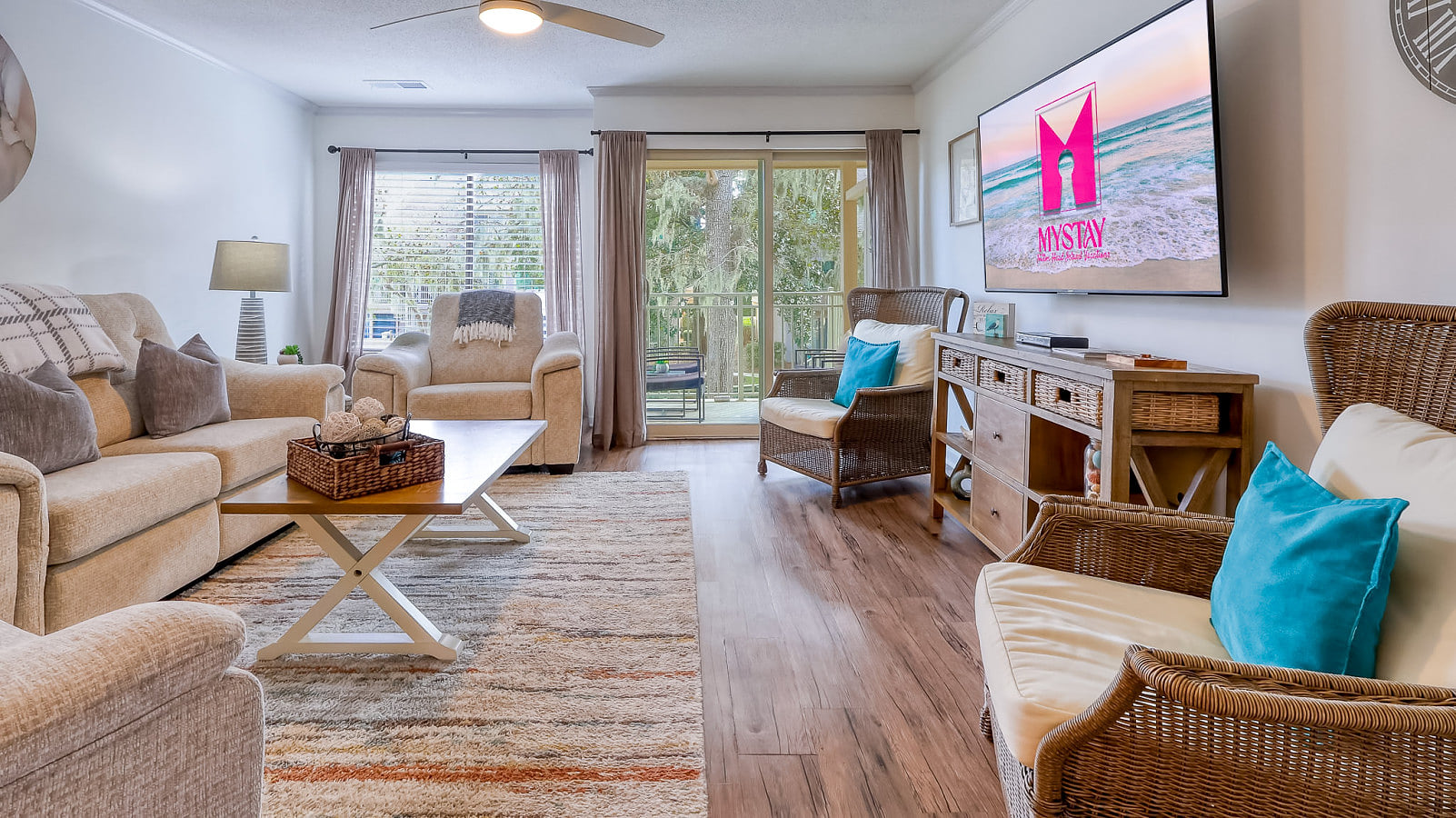 Living Room with Balcony