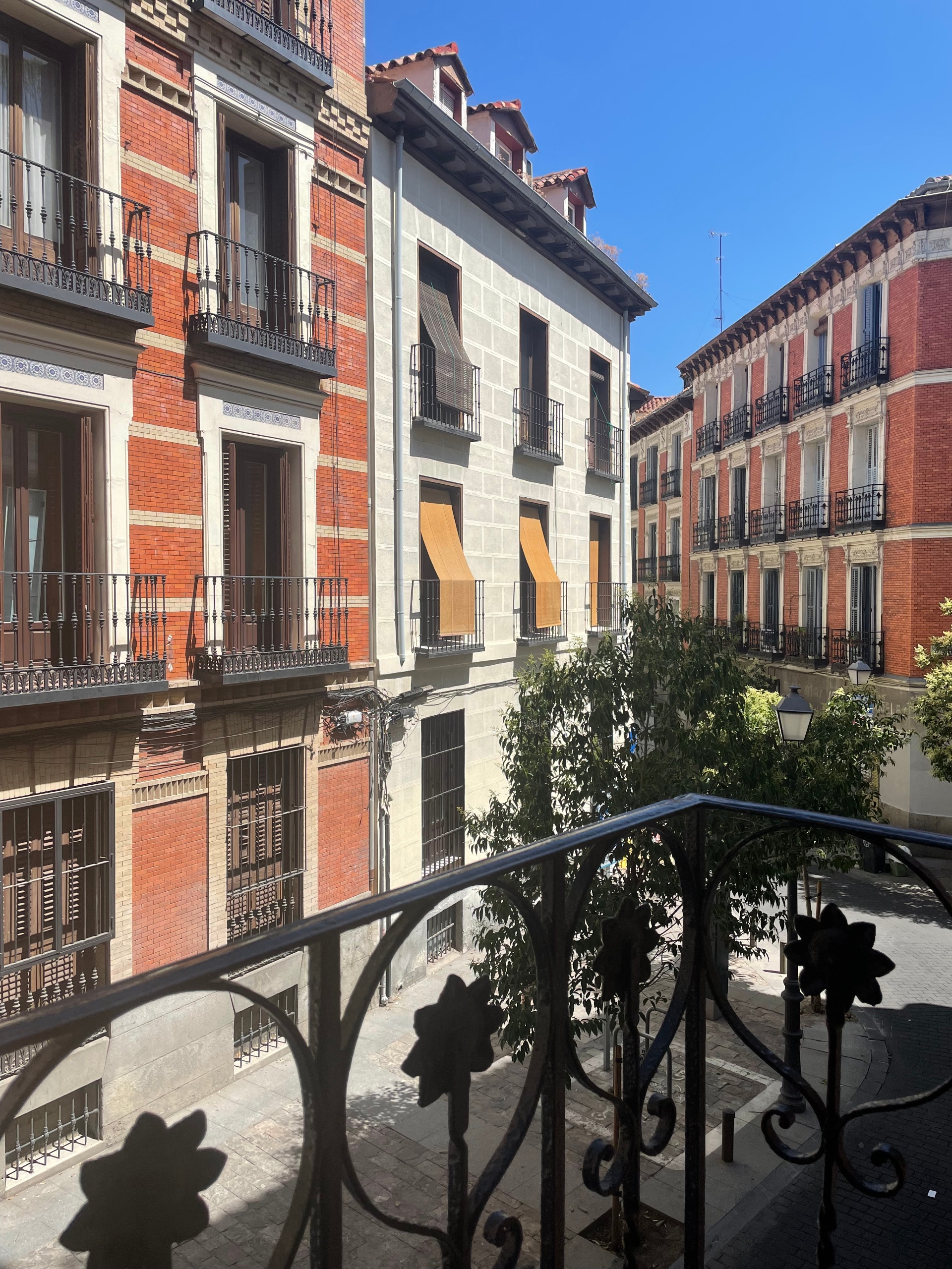 Historic La Latina views from the balcony