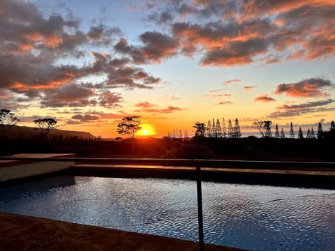 Amazing sunsets from the pool