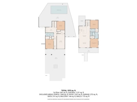 2 Homes, 18 Guests, 2 Pools, Golf Cart, Pets