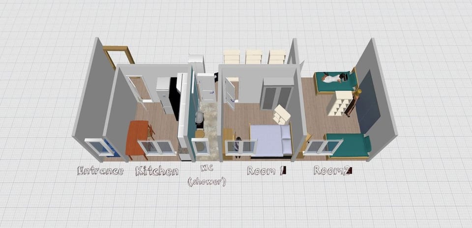 Cozy flat (2 rooms) well connected to city center image 1