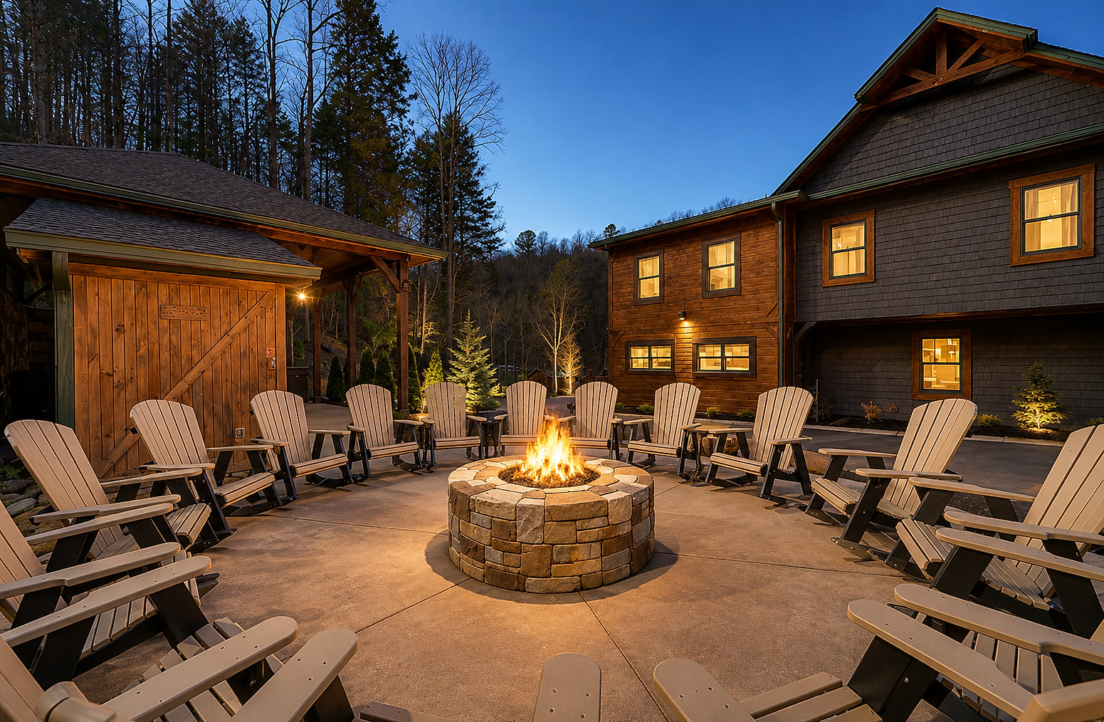Enjoy the sky full of stars surrounded by your friends and family!