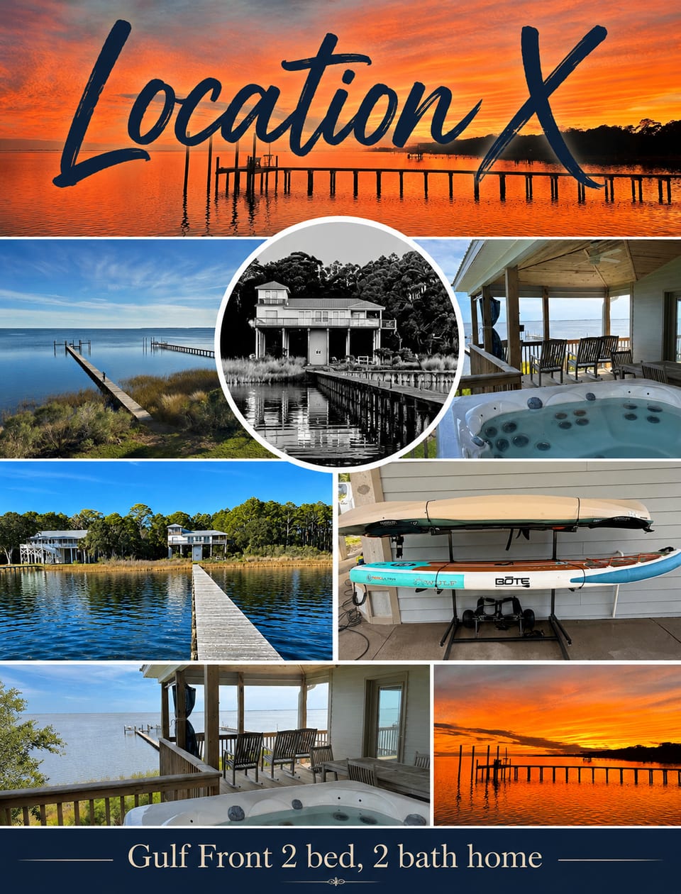 Location X: Private Gulf-Front Retreat & Dock - Carrabelle