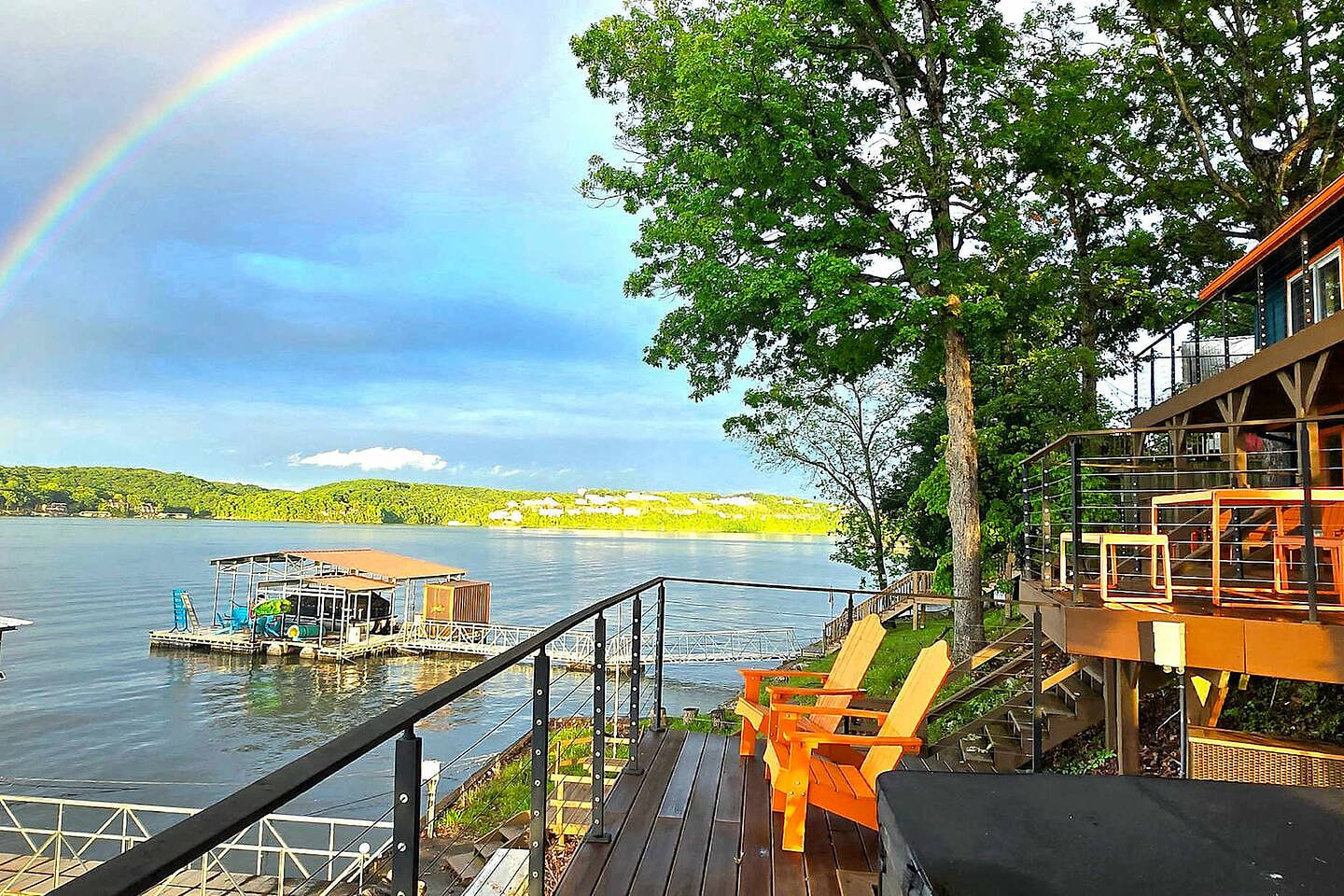 May 2025 rainbow after a storm