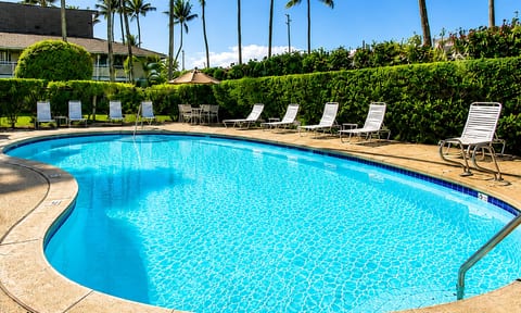 Your one of three pool awaits — cool off between beach sessions.