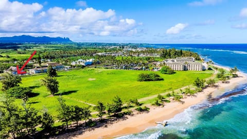 A short walk through paradise is all that stands between you and that stunning beach.