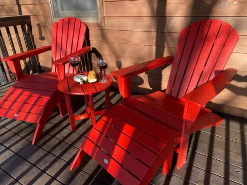 watch the sun go down with a glass of wine.