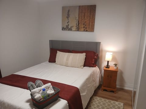 Inviting bedroom with soft lightning 