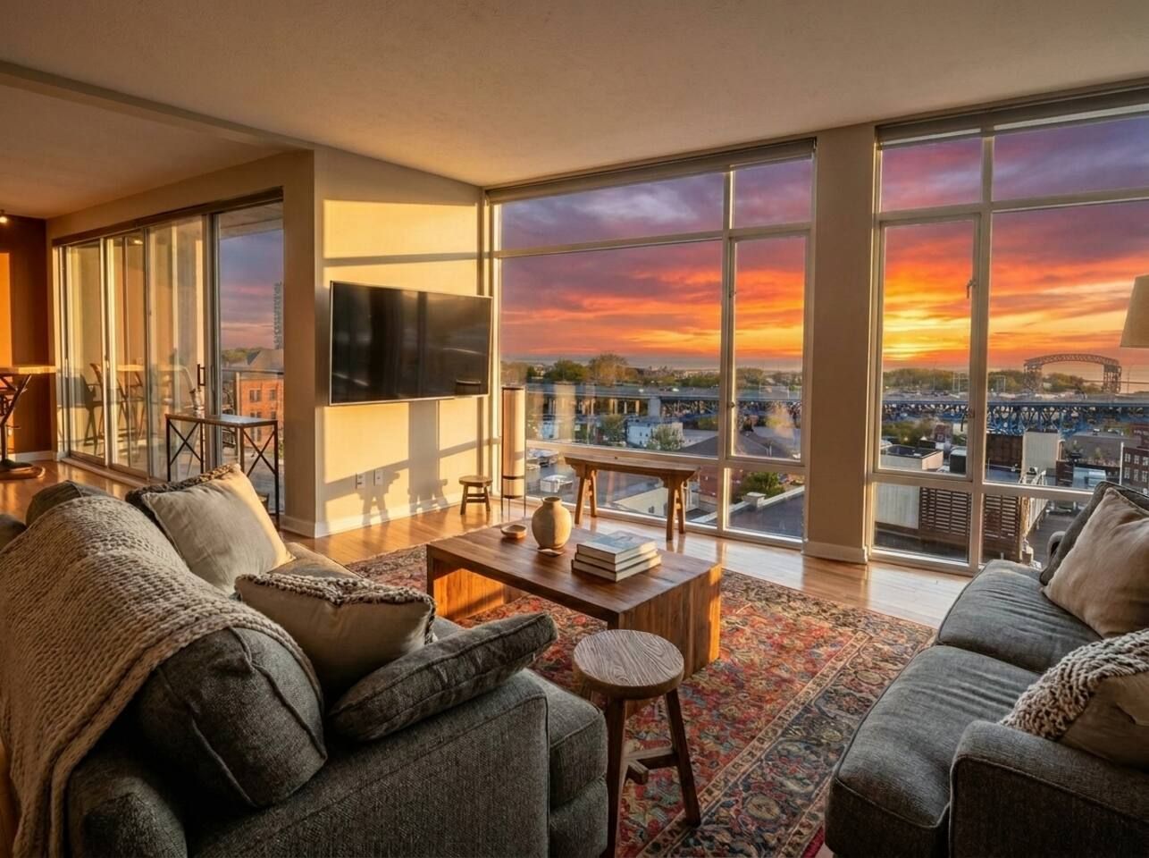 Lakeview Condo + Balcony + Parking + Gym