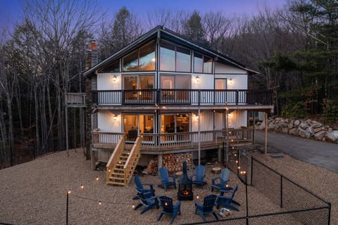 Back Yard with plenty of outdoor space on the decks and yard.