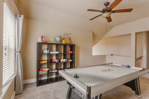 Newly upgraded tournament-style air hockey table. A favorite with kids and perfect for family fun.