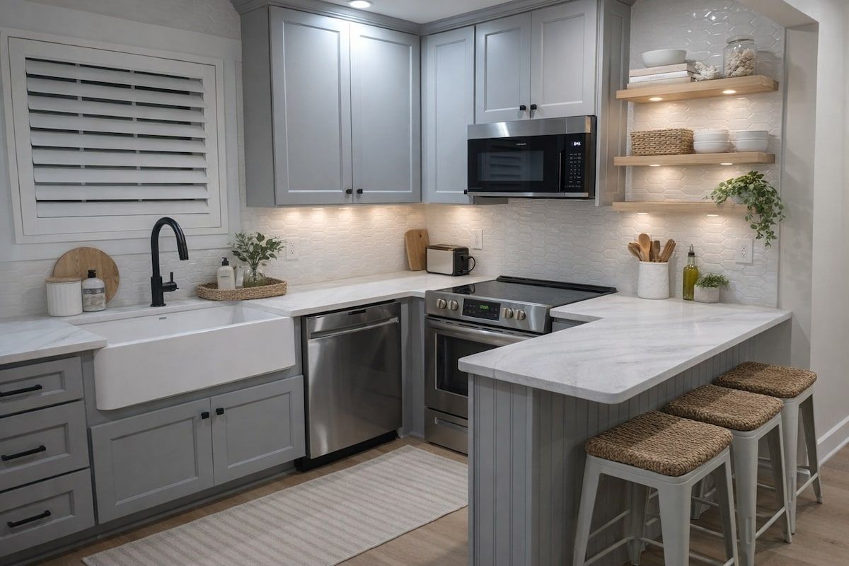 Fully equipt kitchen for feel right at home during your stay