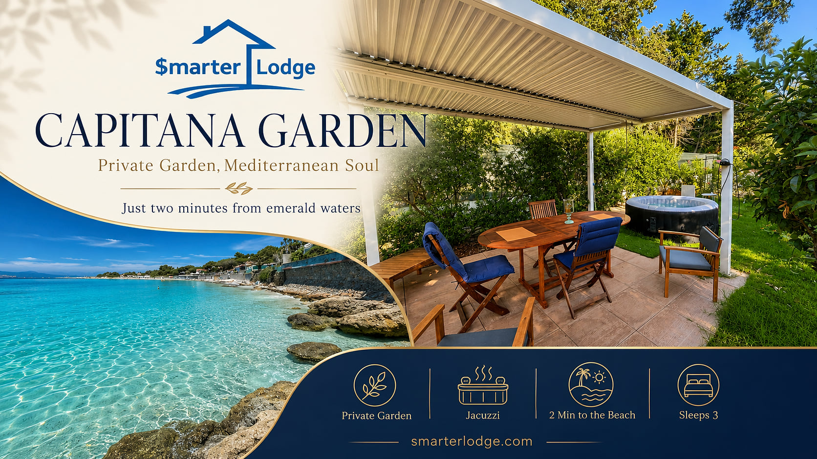 Capitana Garden Pergola near the Beach
