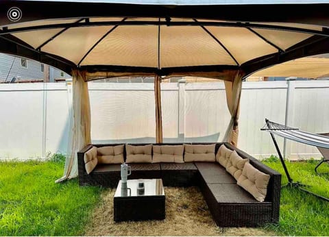 Outdoor lounge space 