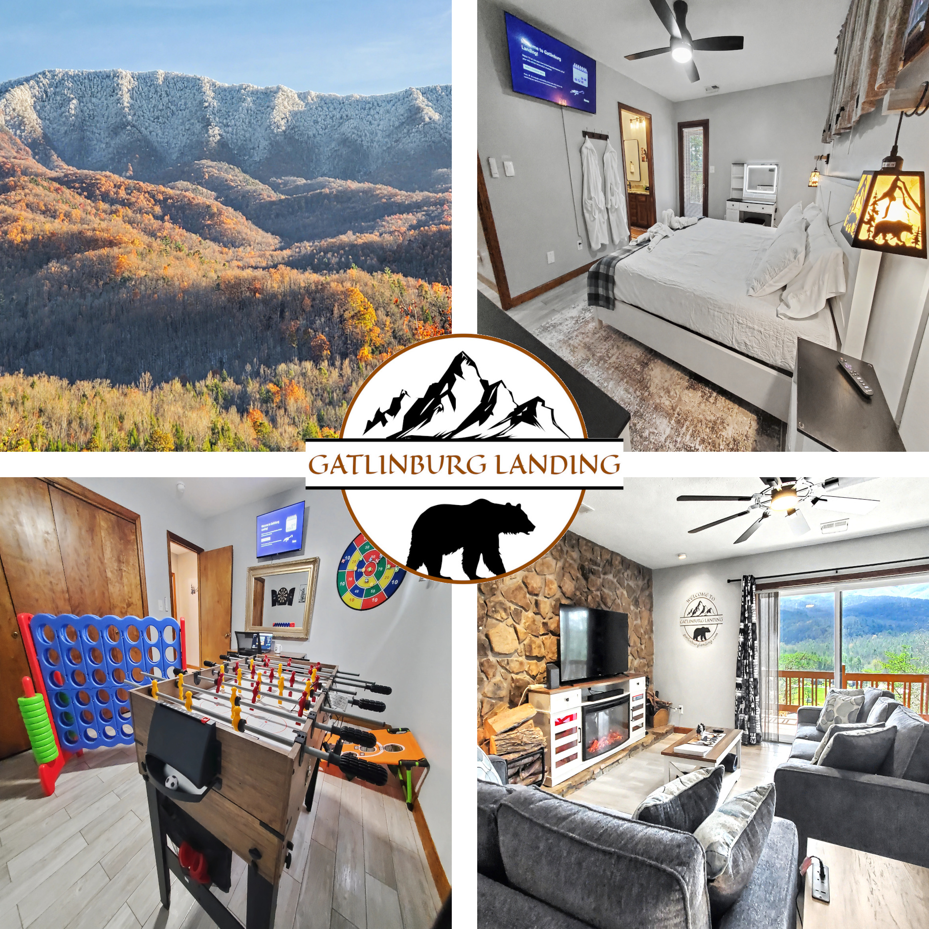 Smoky Mountain Views – 2 King Beds & Game Room