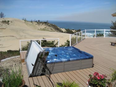 Enjoy the Large Hot Tub