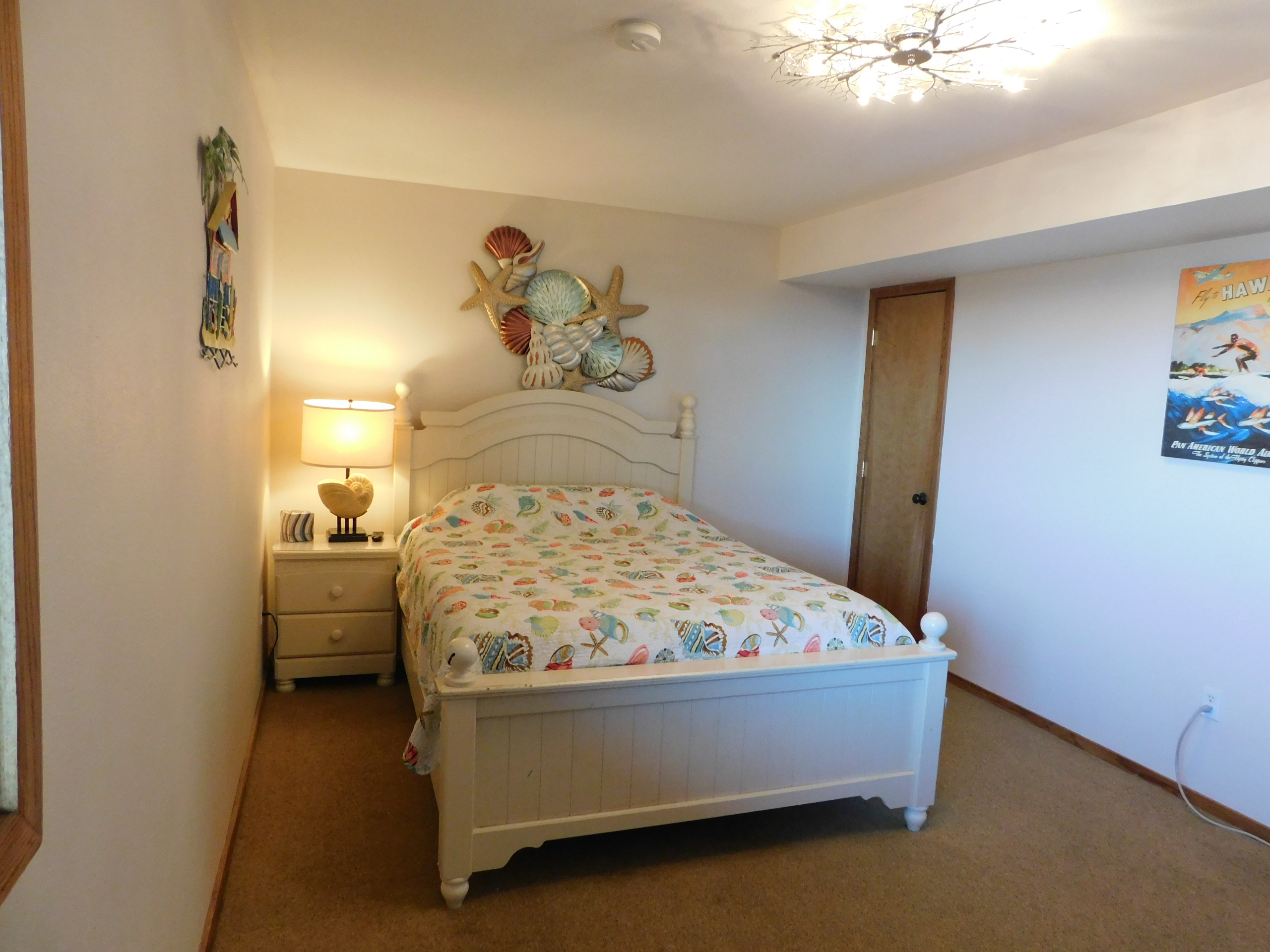 Queen Bed with LED TV - Lower Level