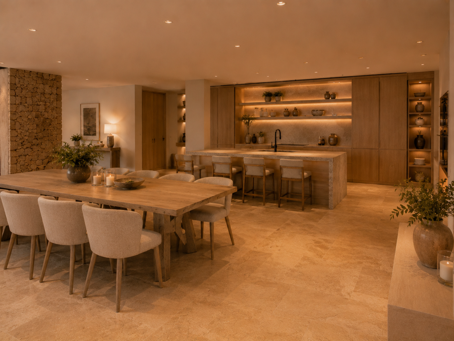 Kitchen and dining