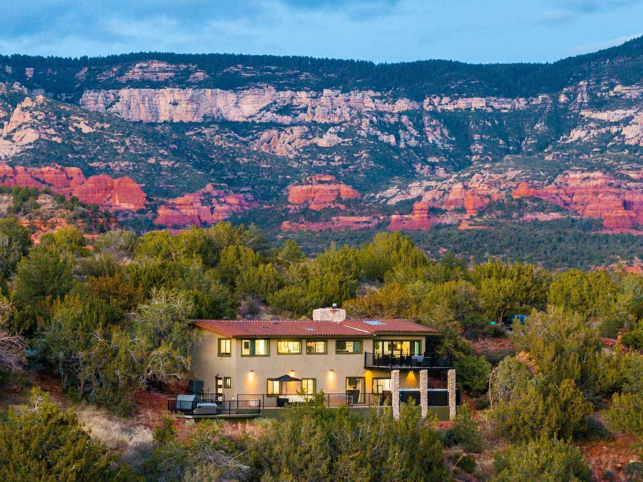 Step outside and let Sedona's red canyon walls stop you mid-breath — your private escape with views that look too good to be real.