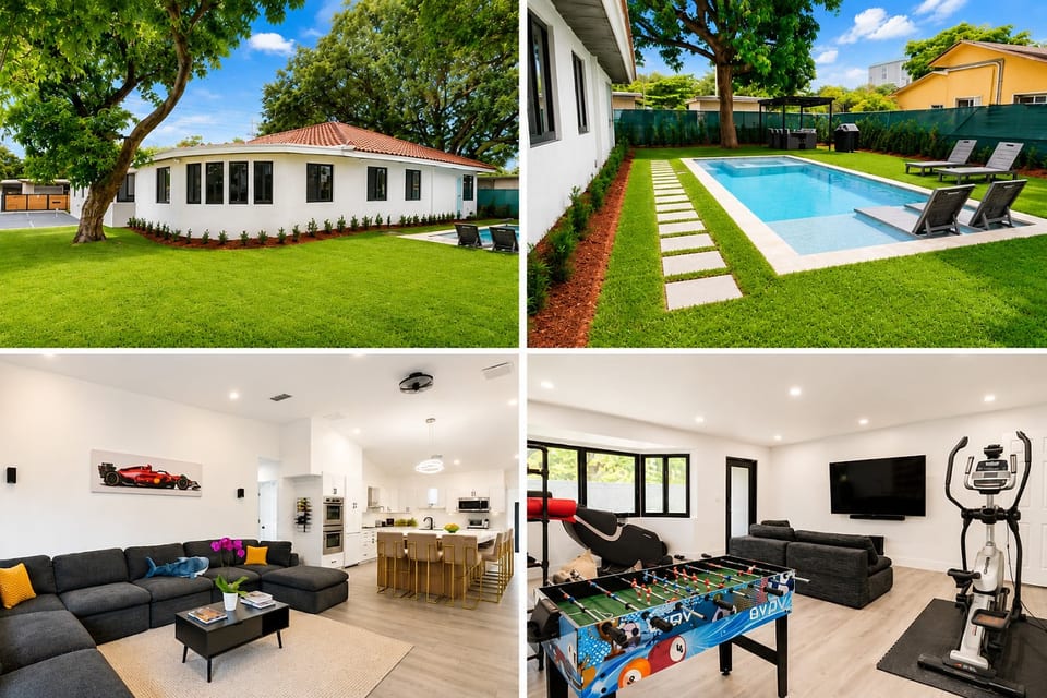 Welcome to your ultimate getaway with a private pool, modern living spaces, and endless entertainment