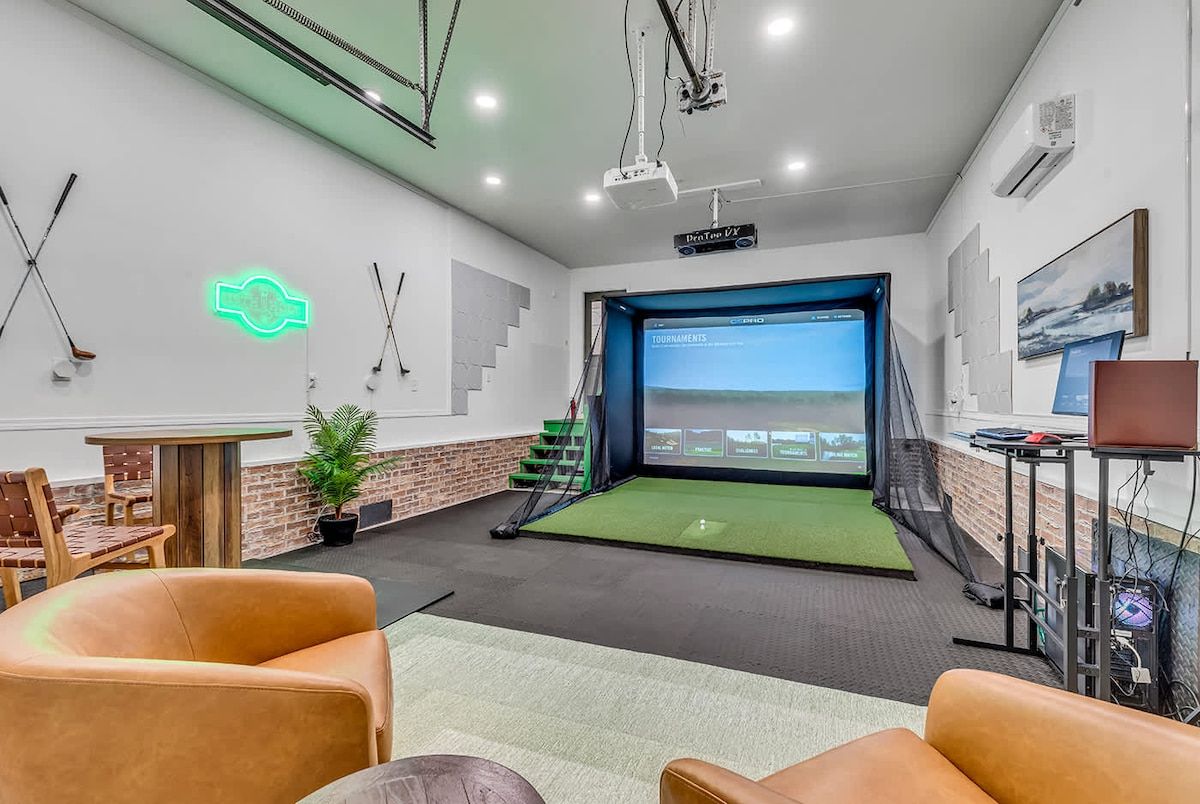 Golf Sim/Private Pool/Fire Pit/5 Min to Beach image 1