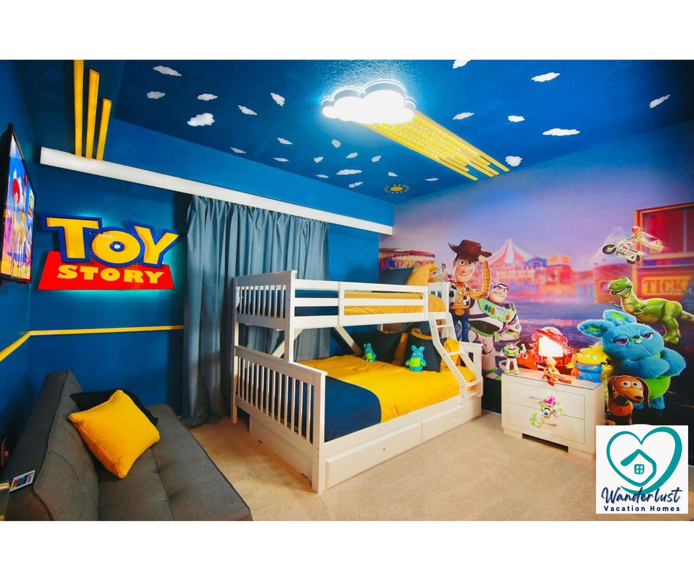 Modern 2 Br close to Disney Free Waterpark