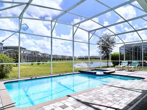 Champions Gate 8BR Villa • Pool, Spa, Theater
