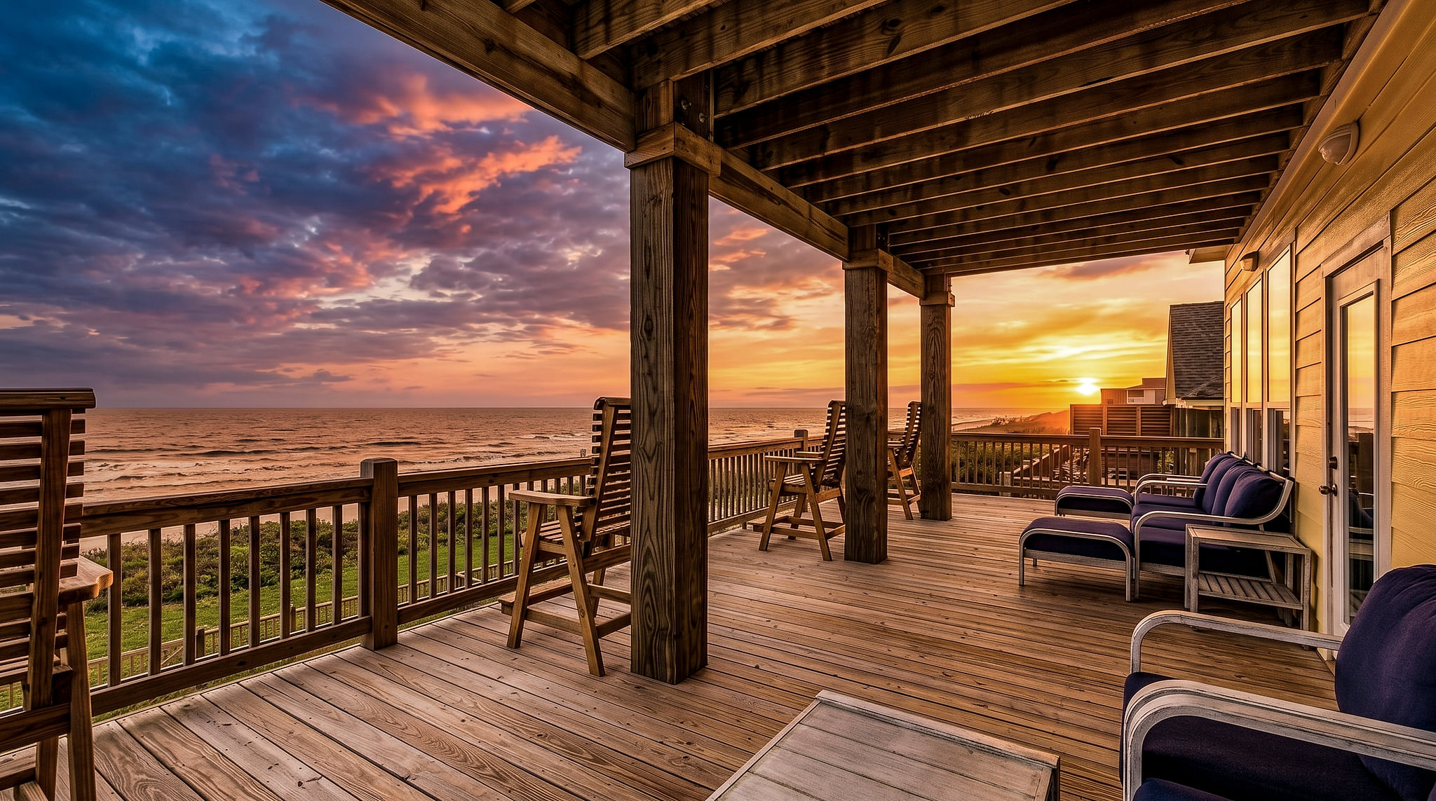 Amazing sunsets as well as sunrises at Sunny Shores