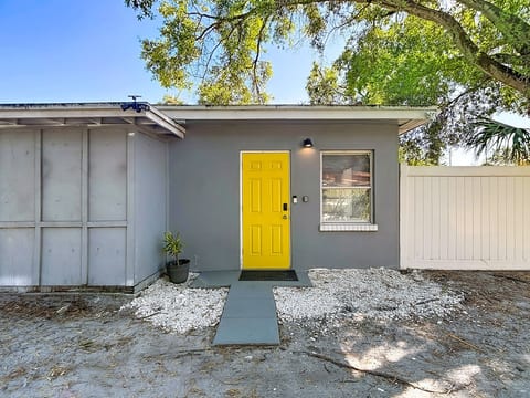 Love the yellow door