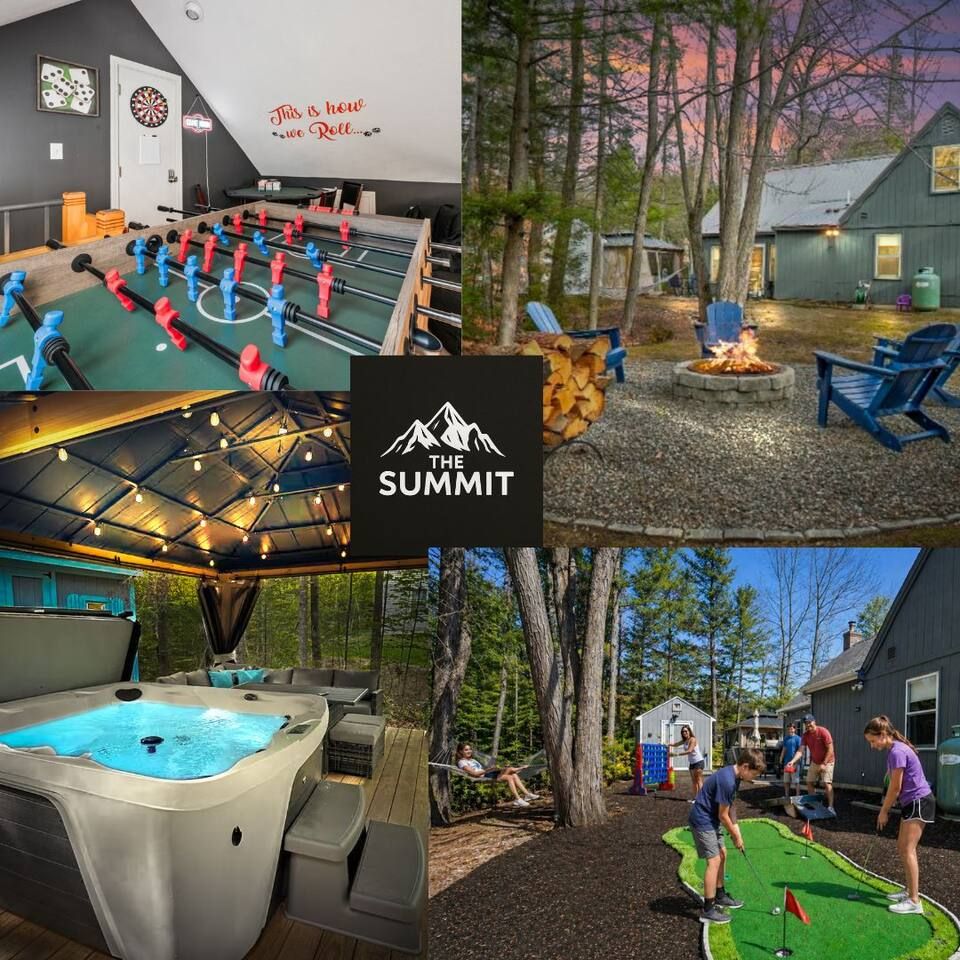 Cozy Mountain Chalet+ Hot Tub+ Firepit+ Game Room