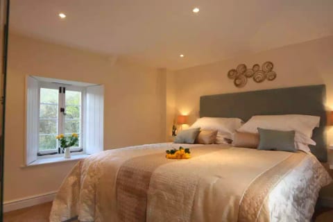 master bedroom set up as superking bed