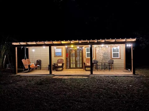 A view of our recent upgraded back porch.