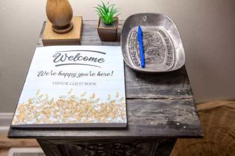 Please sign our guest book!