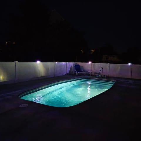 12 x 25 heated pool that is great for a night swim.