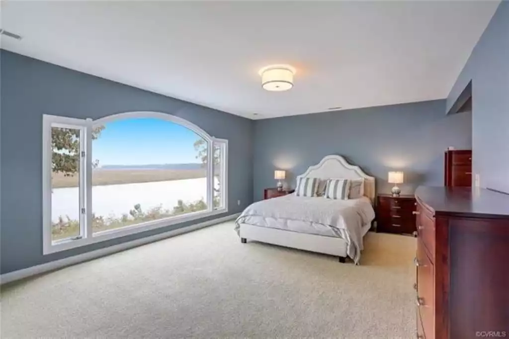 Upstairs master with river views! - Sunrise Tides - A River Retreat - West Point