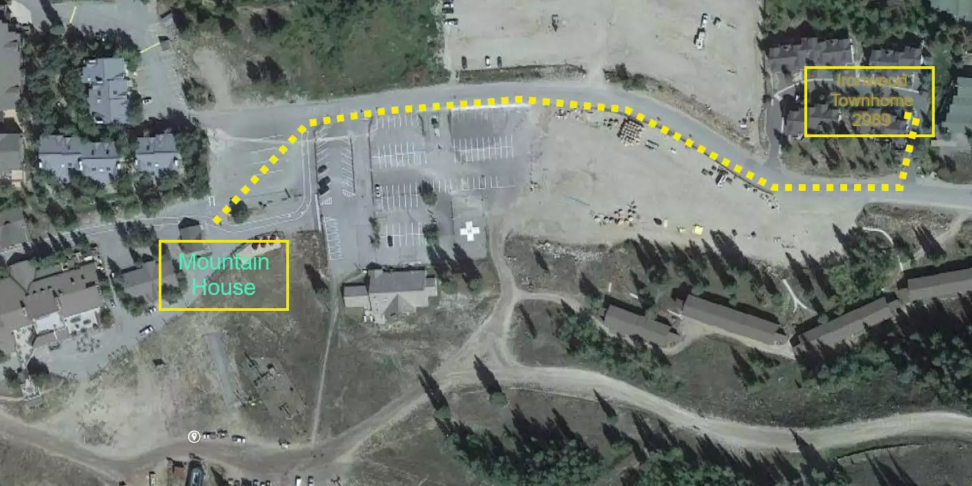 Walk to the Mountain House lifts